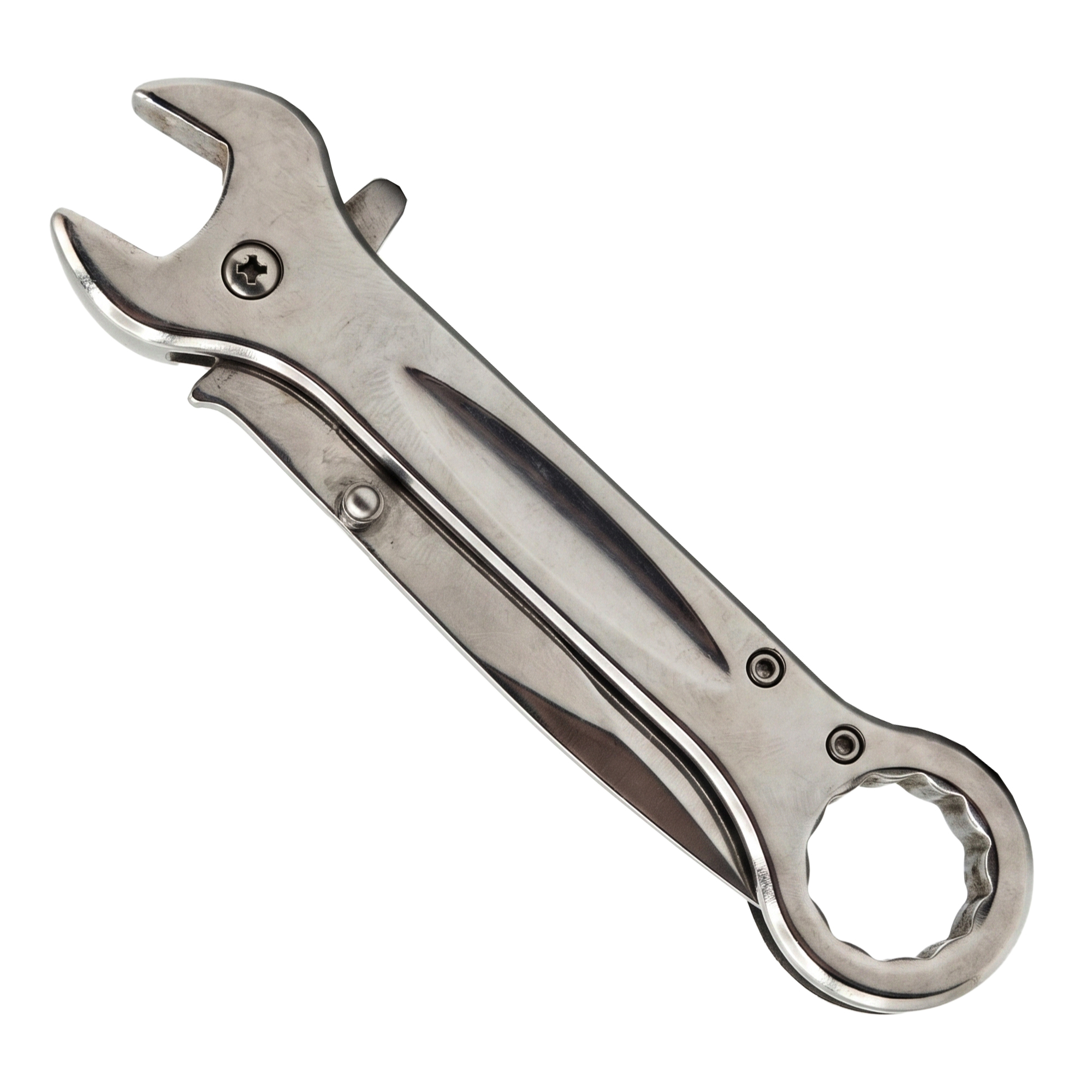 7.5" Spring Assisted Knife with 14mm Wrench - Image 3