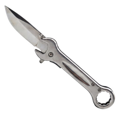 7.5" Spring Assisted Knife with 14mm Wrench