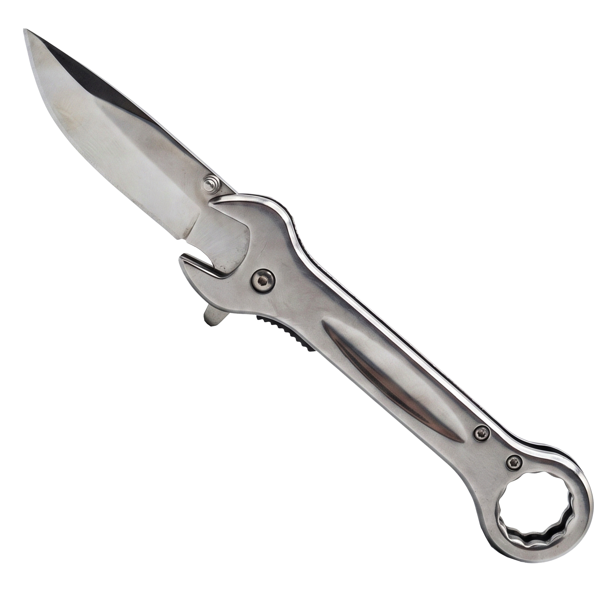 7.5" Spring Assisted Knife with 14mm Wrench