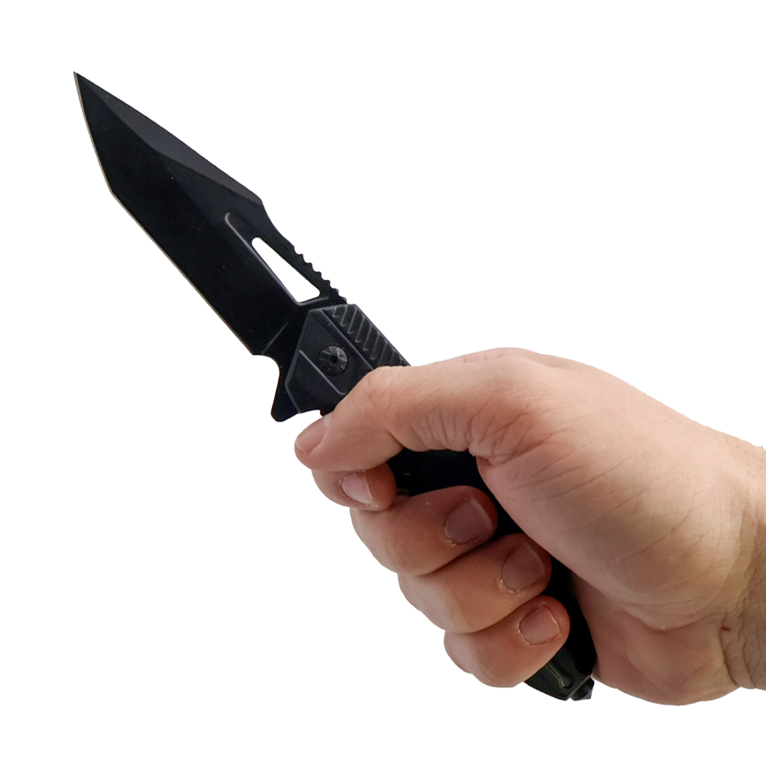 8.5" Spring Assisted Utility Knife with Tanto Blade - Image 3