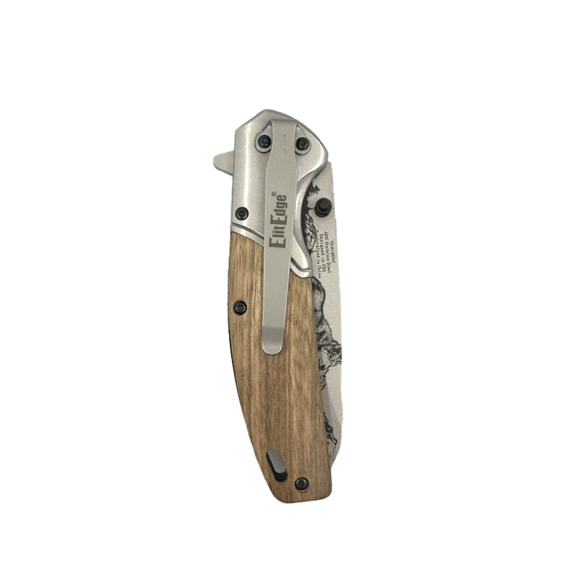 3.5" Spring Assisted Knife Drop Point Blade - Image 2