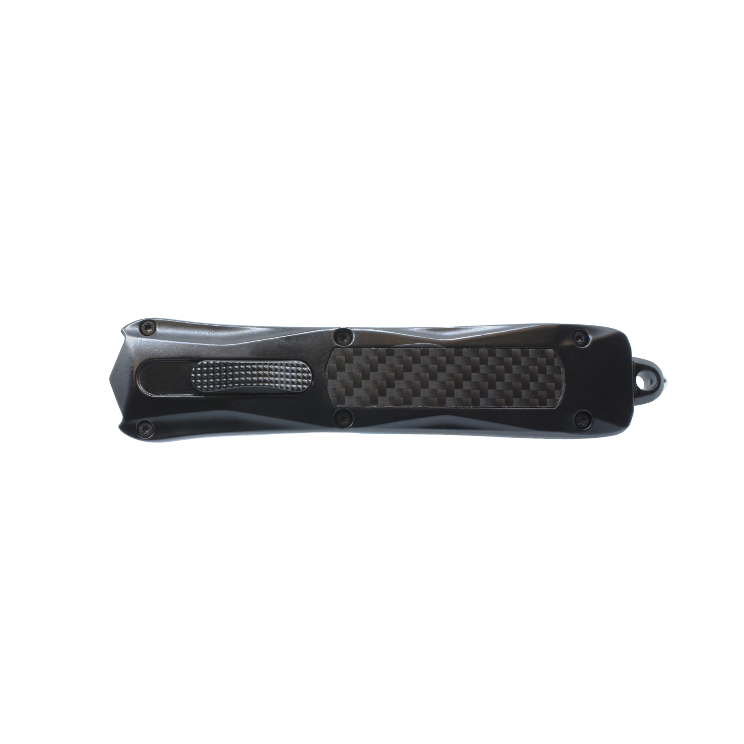 Carbon Fiber Automatic OTF Knife w/ Belt Clip - Image 2