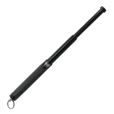 12" Expandable Steel Baton w/ Keyring