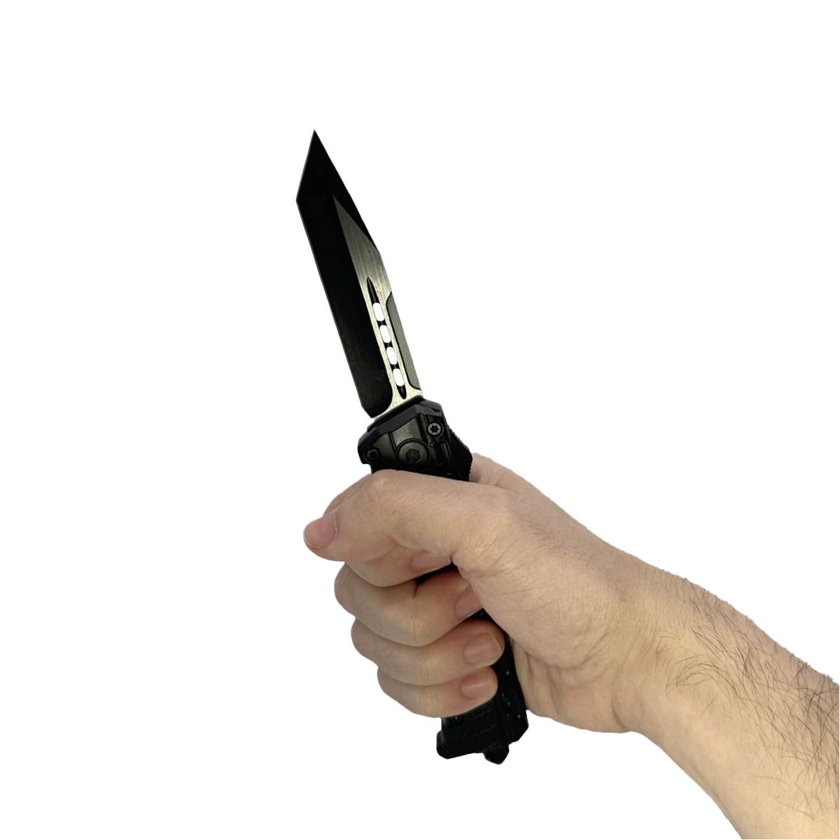 Armed Force Tactical 5.5" OTF Knife with Tanto Blade - Image 3