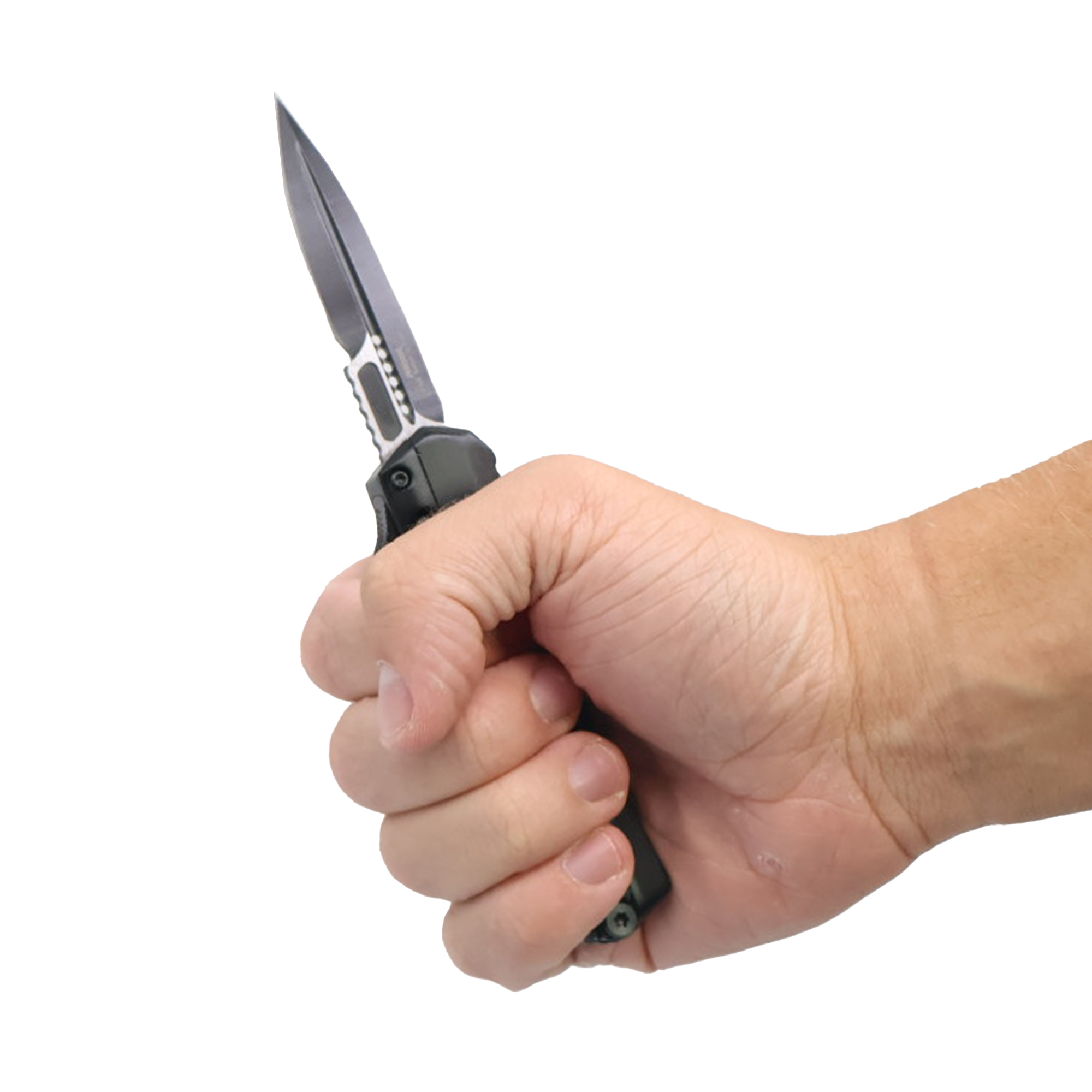 6.75" Automatic OTF Dagger Blade Knife with Tri-Sided Switch - Image 3
