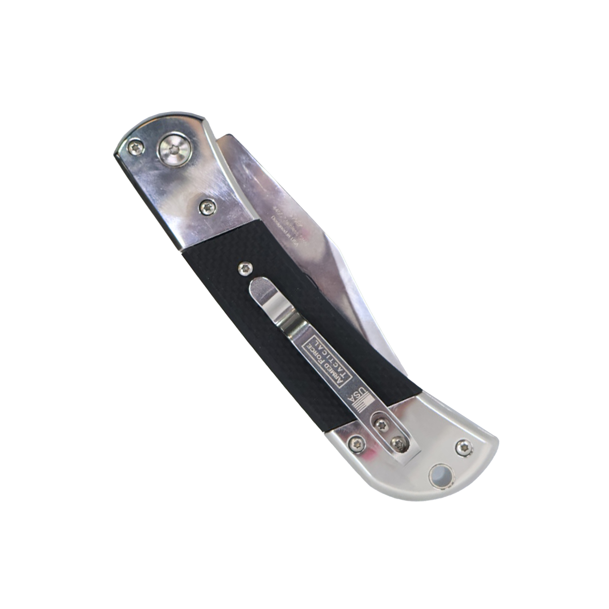 8.25" Automatic Spring Assisted Knife with Axis Lock and Clip Point Blade - Image 2