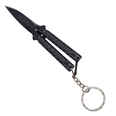 3.75" Mini Butterfly Knife with Keychain