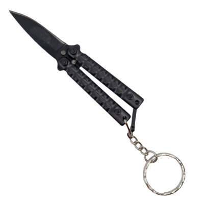 3.75" Mini Butterfly Knife with Keychain