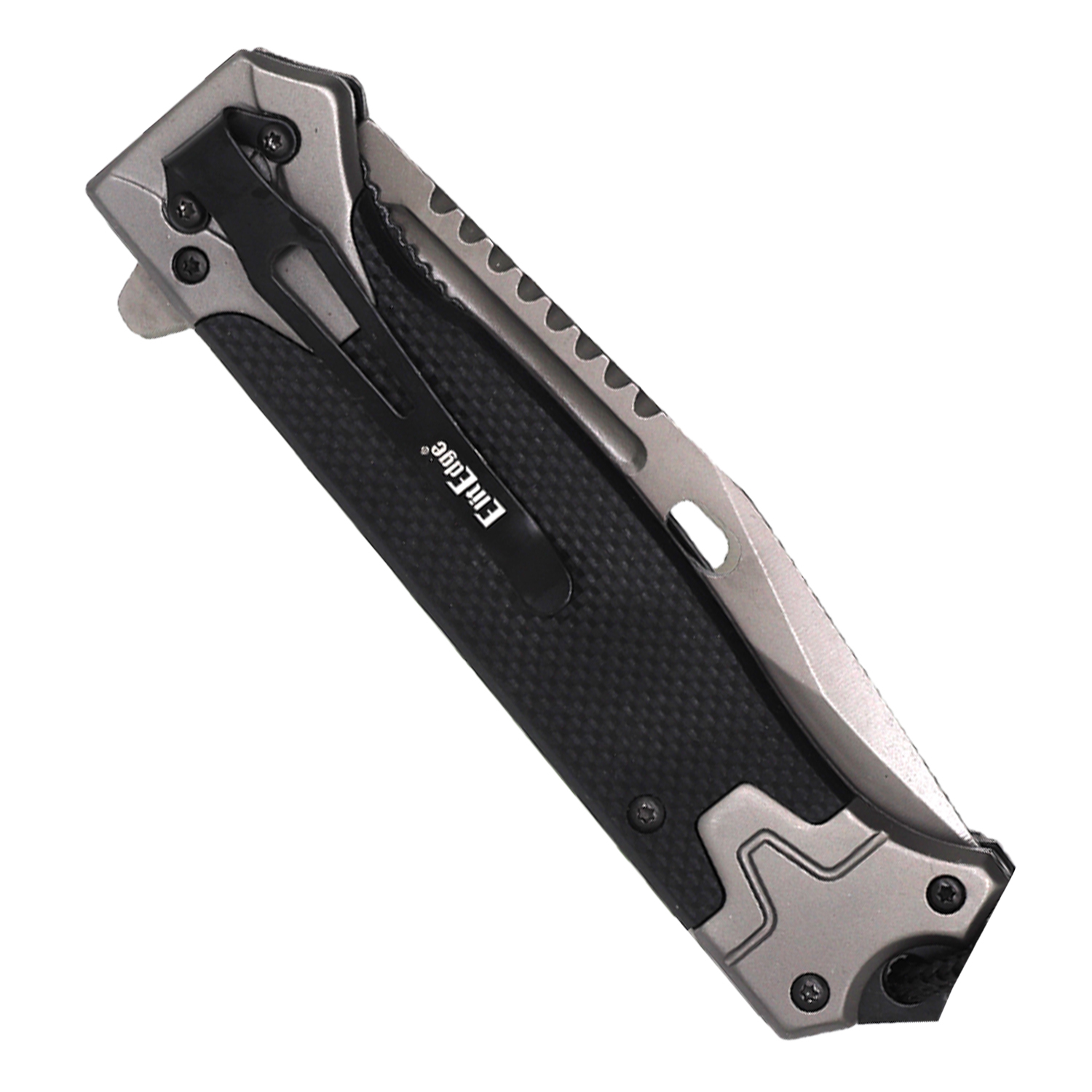 5" Spring Assisted Titanium Knife with Lanyard - Image 2