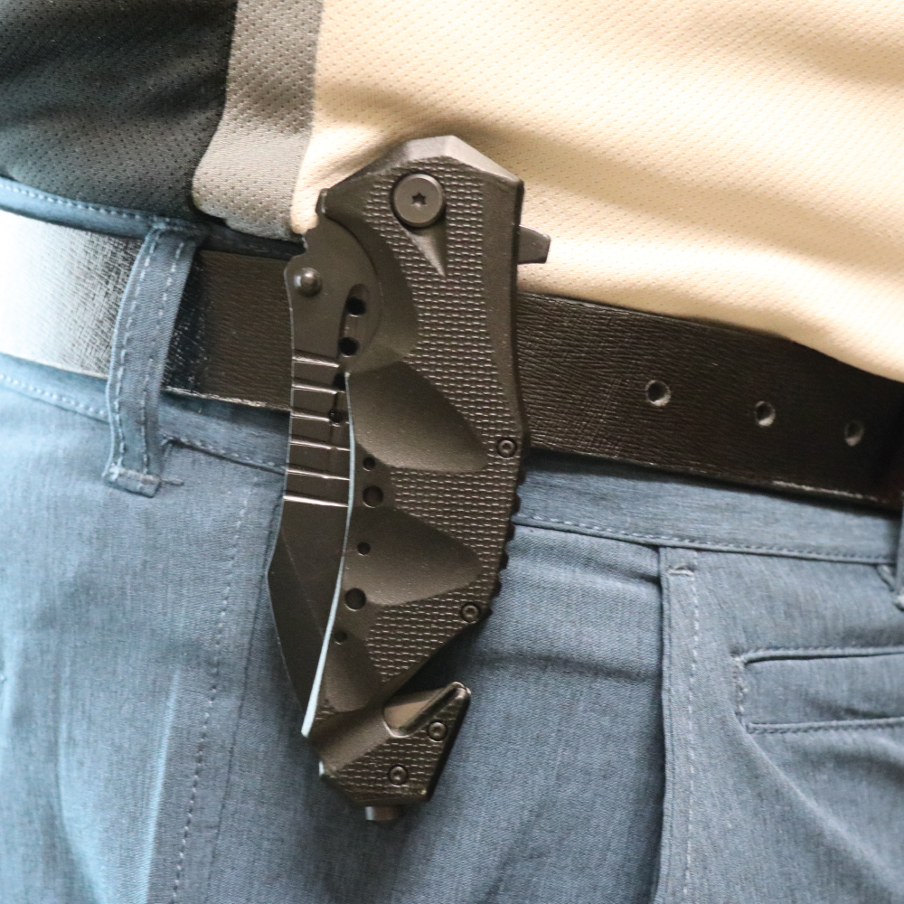 Military Grade 9" Tactical Rescue Knife - Image 3