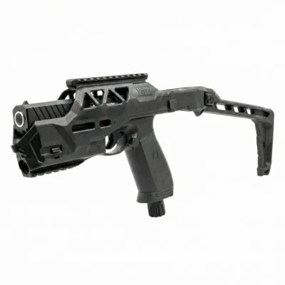 The Heat Pepper Launcher Folding Stock with Carrying Case (Launcher Not Included)