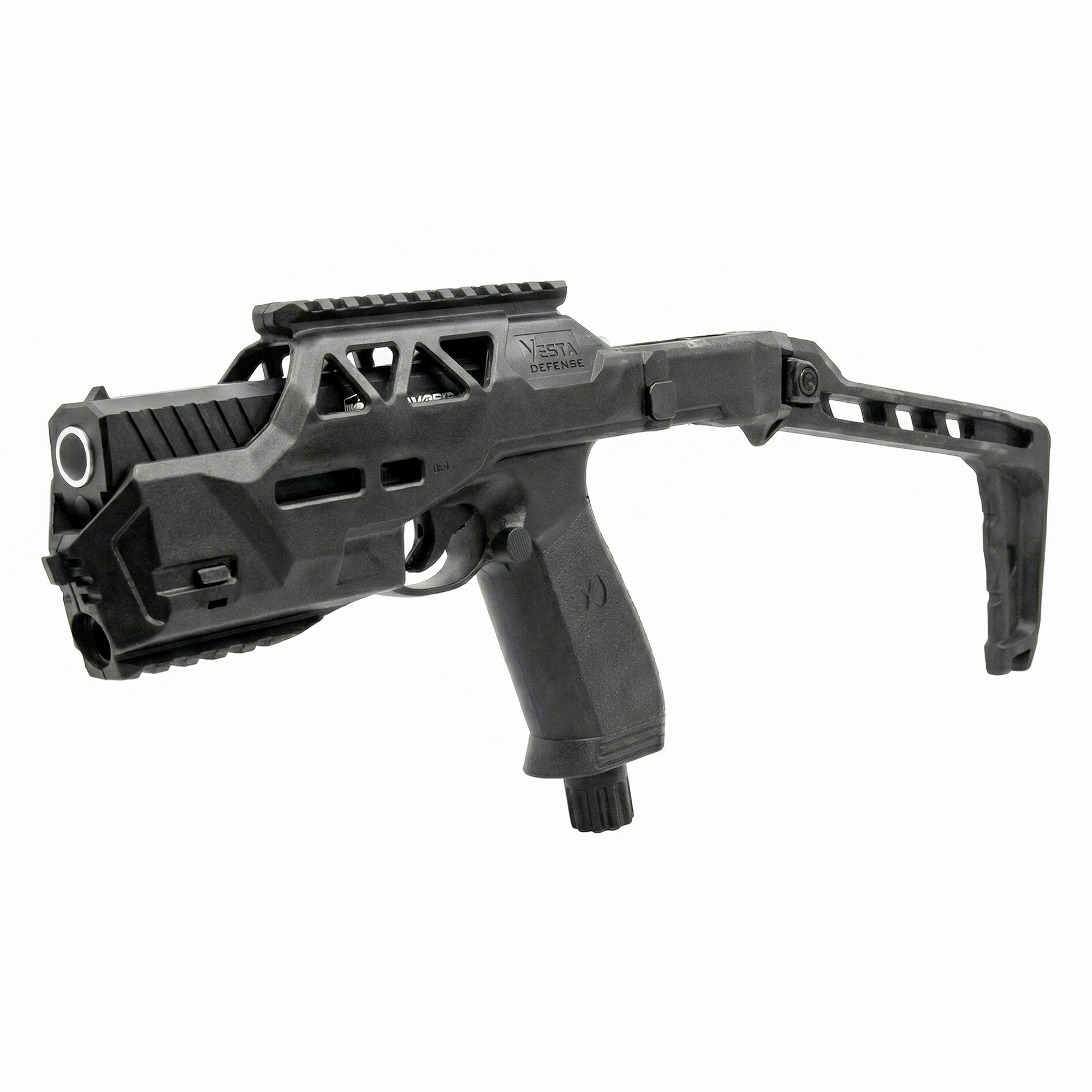 The Heat Pepper Launcher Folding Stock with Carrying Case (Launcher Not Included)