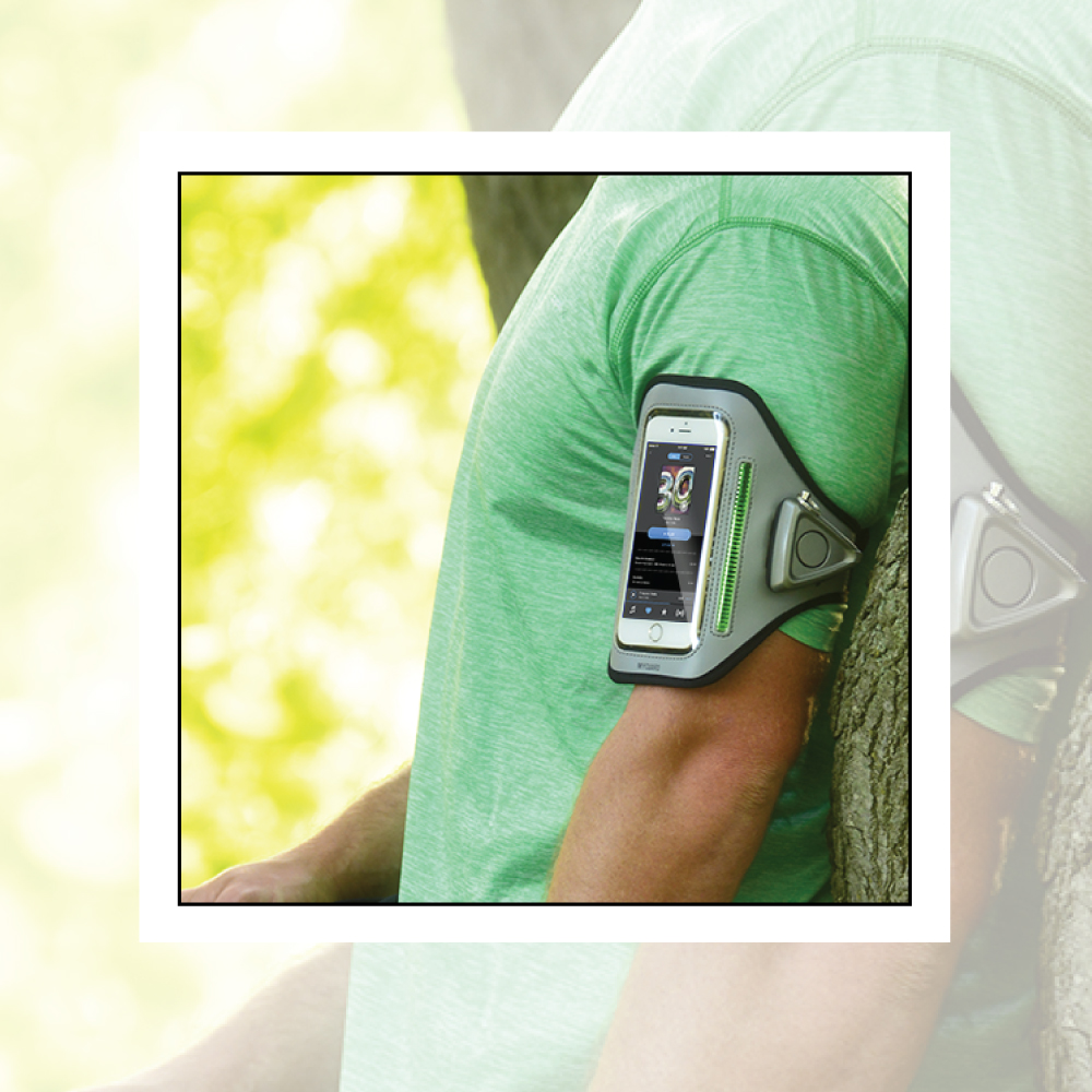 MYGUARD SPORT LED Armband & Safety Alarm w/Phone Holder - Image 6
