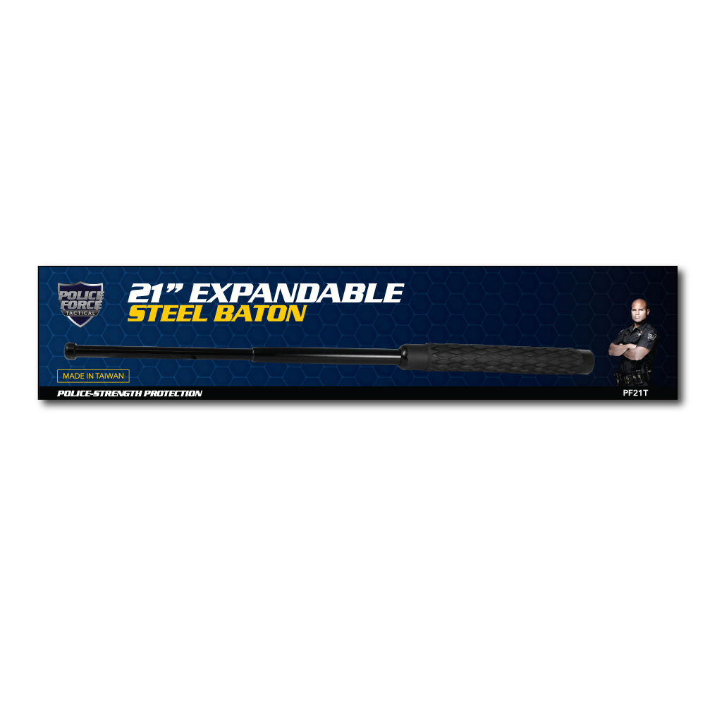 21" Expandable Steel Baton - Image 5