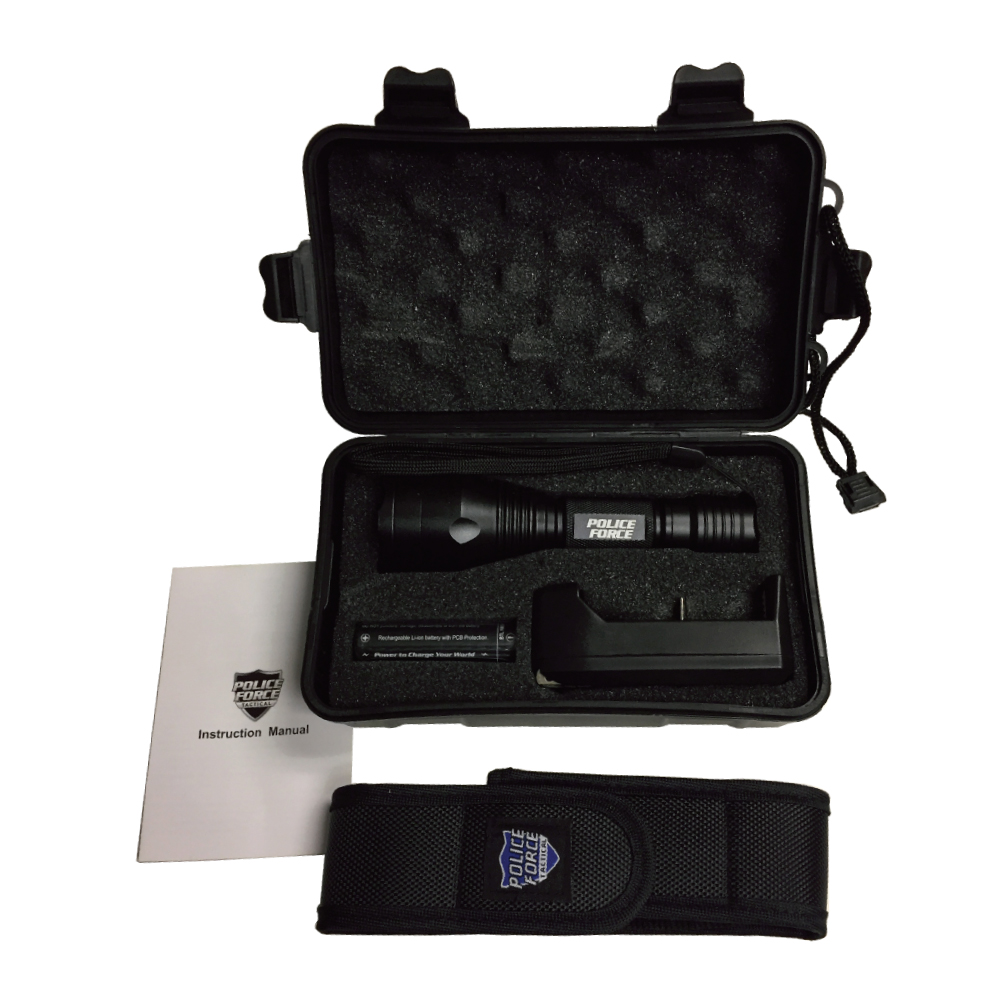 Tactical L2 LED Flashlight w/ Holster - Image 3