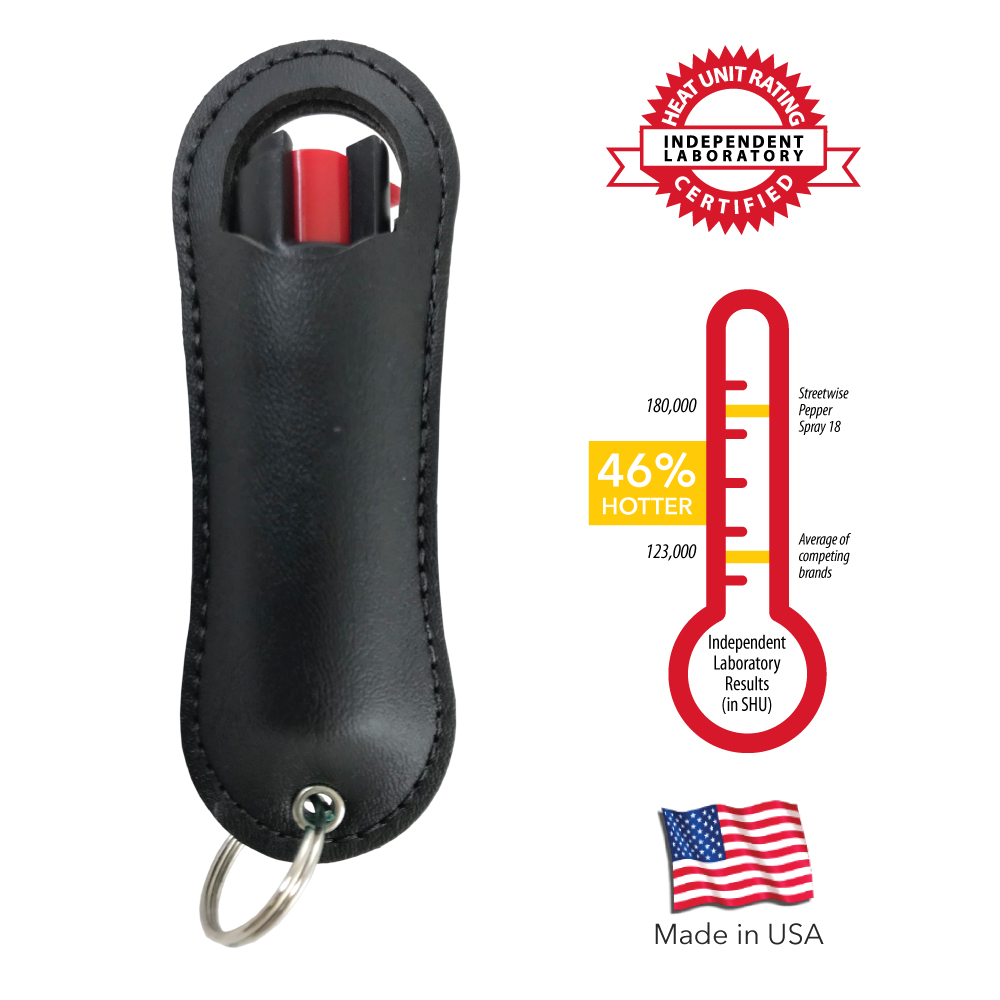 Streetwise 18 Stream Pepper Spray 0.5 oz Halo - Image 5