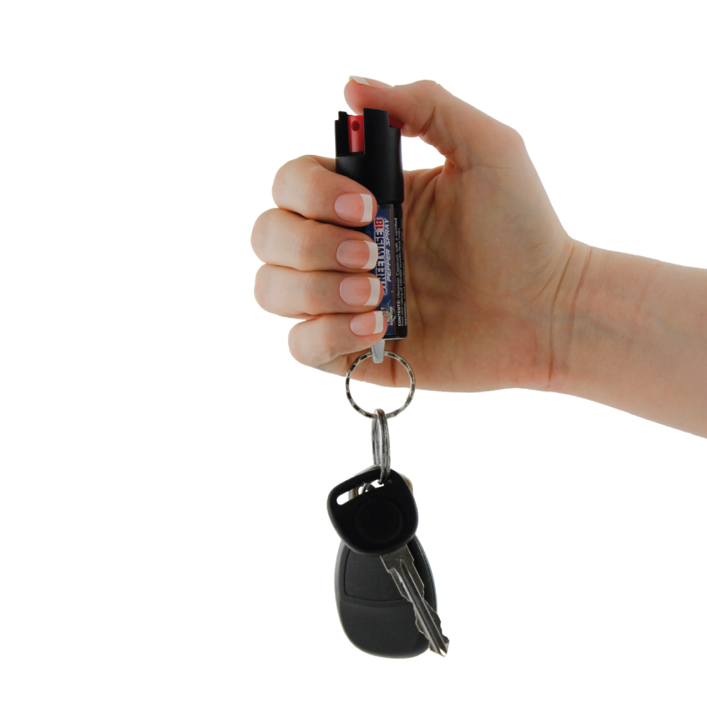 Streetwise 18 Stream Pepper Spray 0.5 oz Safety Lock - Image 4