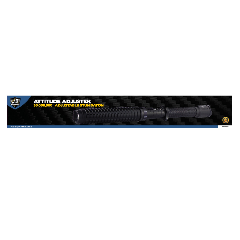 Attitude Adjuster 30,000,000* Stun Baton Flashlight - Image 4