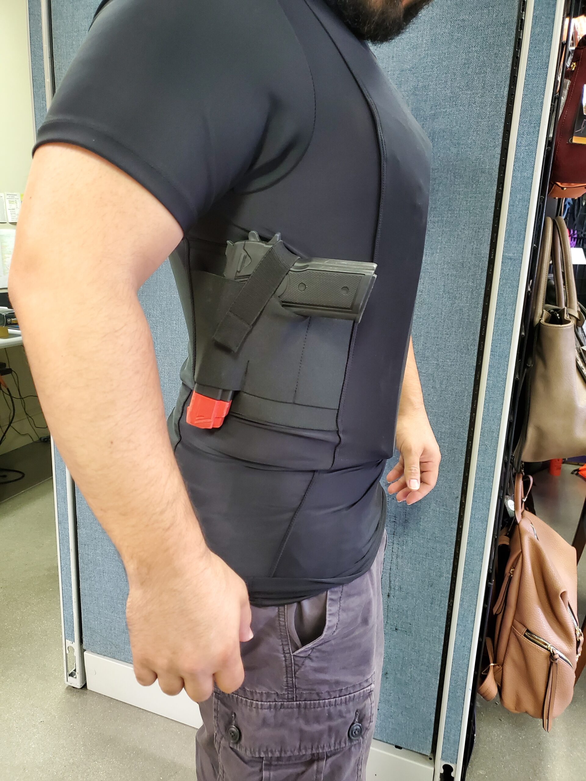 Safe-T-Shirt (Ballistic Plate Carrier w/Holster) - Image 10