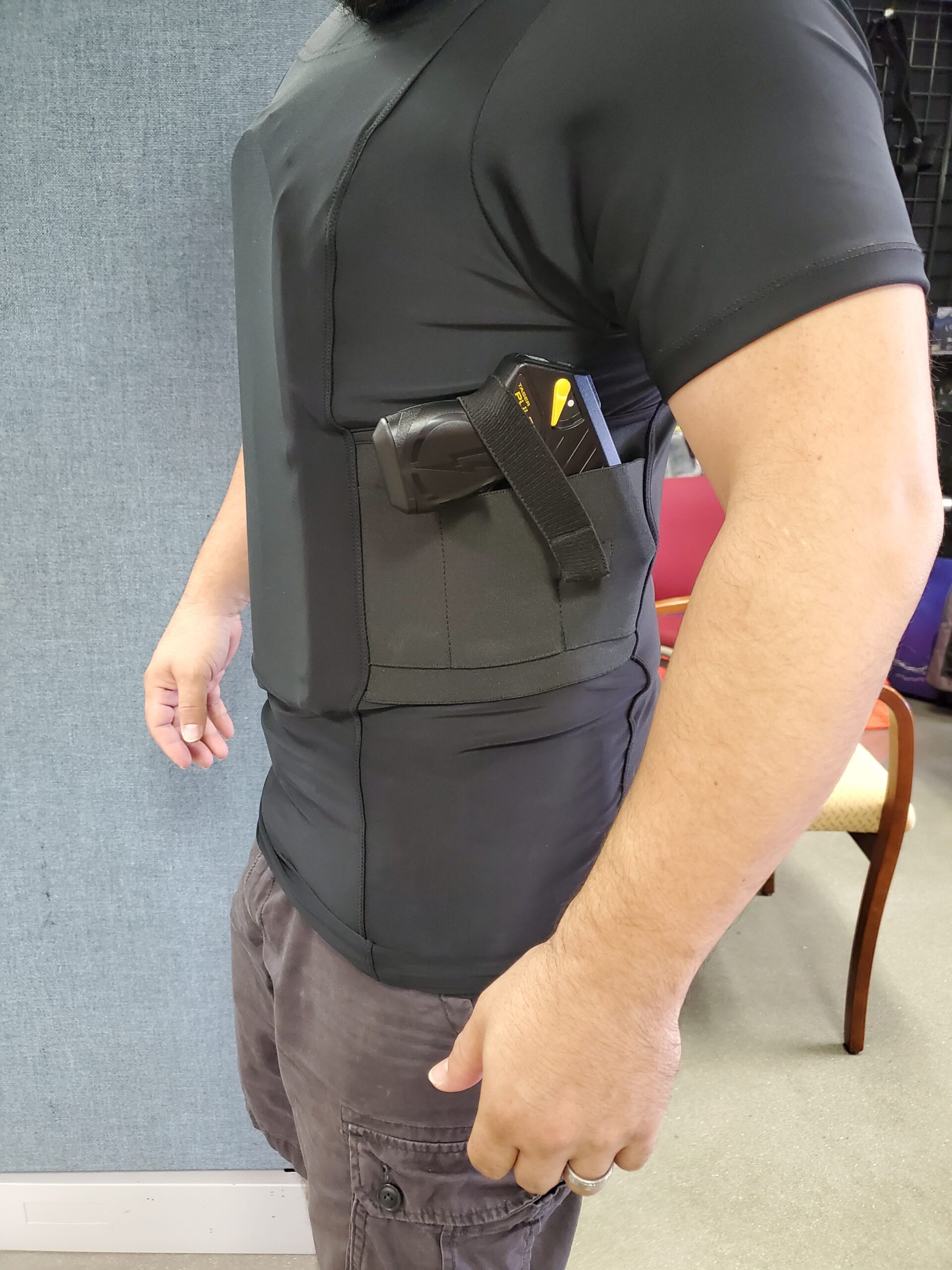 Safe-T-Shirt (Ballistic Plate Carrier w/Holster) - Image 12