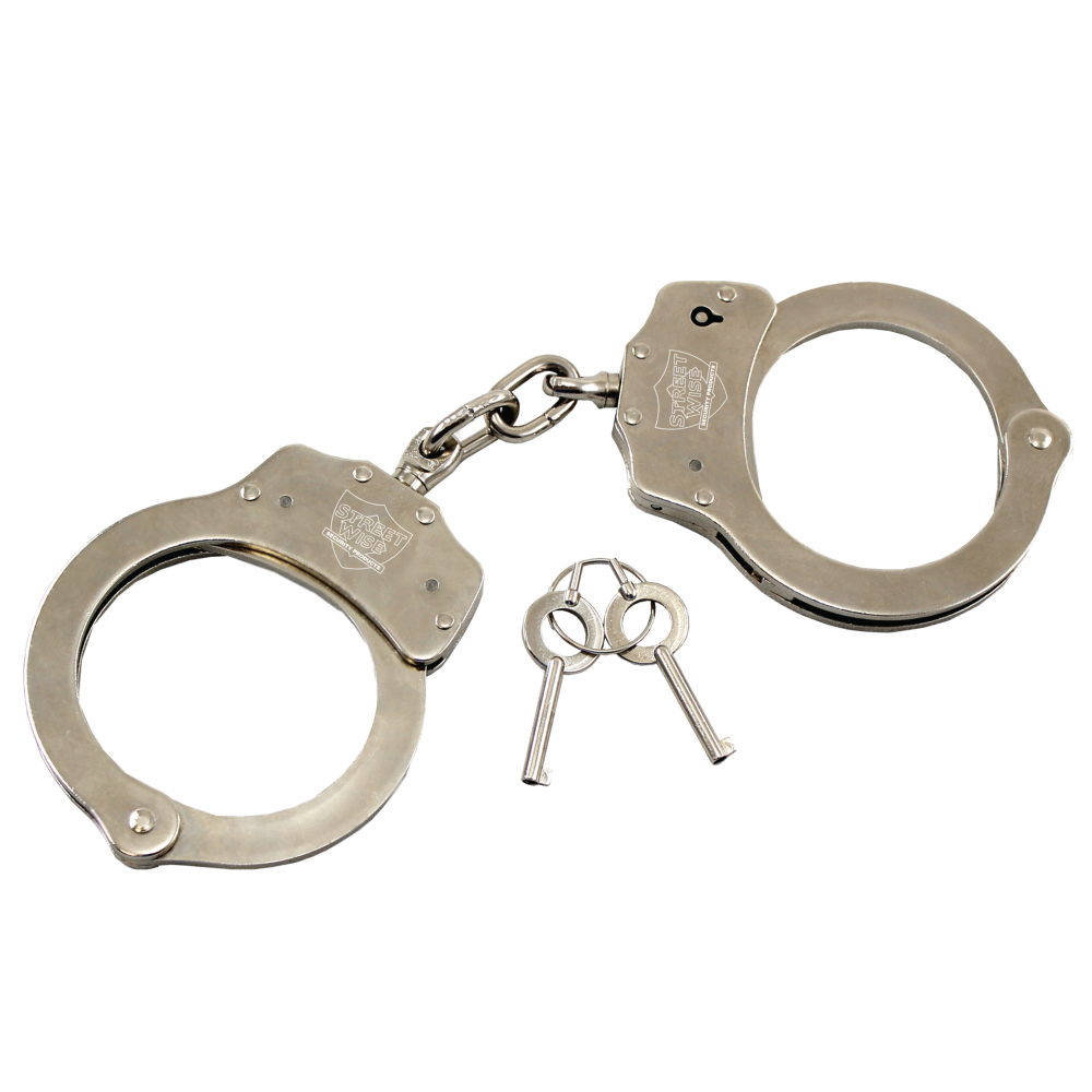 Nickel-plated Steel Handcuffs - Image 2