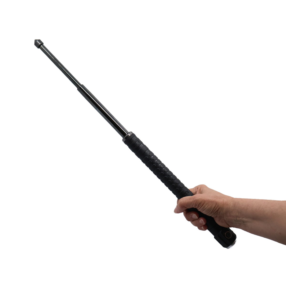 Streetwise Push Button Auto Expandable Baton with Flashlight - Image 3