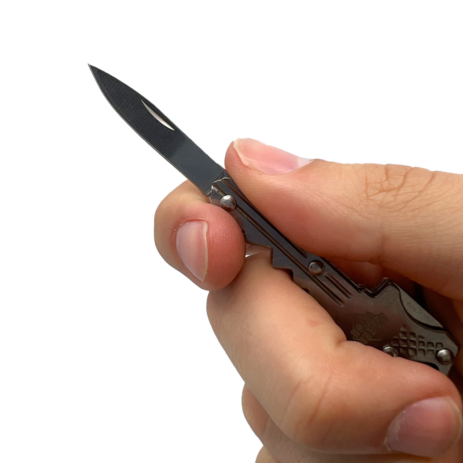 Safe-Key Concealed Knife (Silver and Black 2 pack) - Image 2
