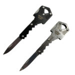 Safe-Key Concealed Knife (Silver and Black 2 pack)
