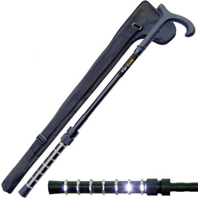 ZAP Cane Stun Gun Walking Cane with Flashlight