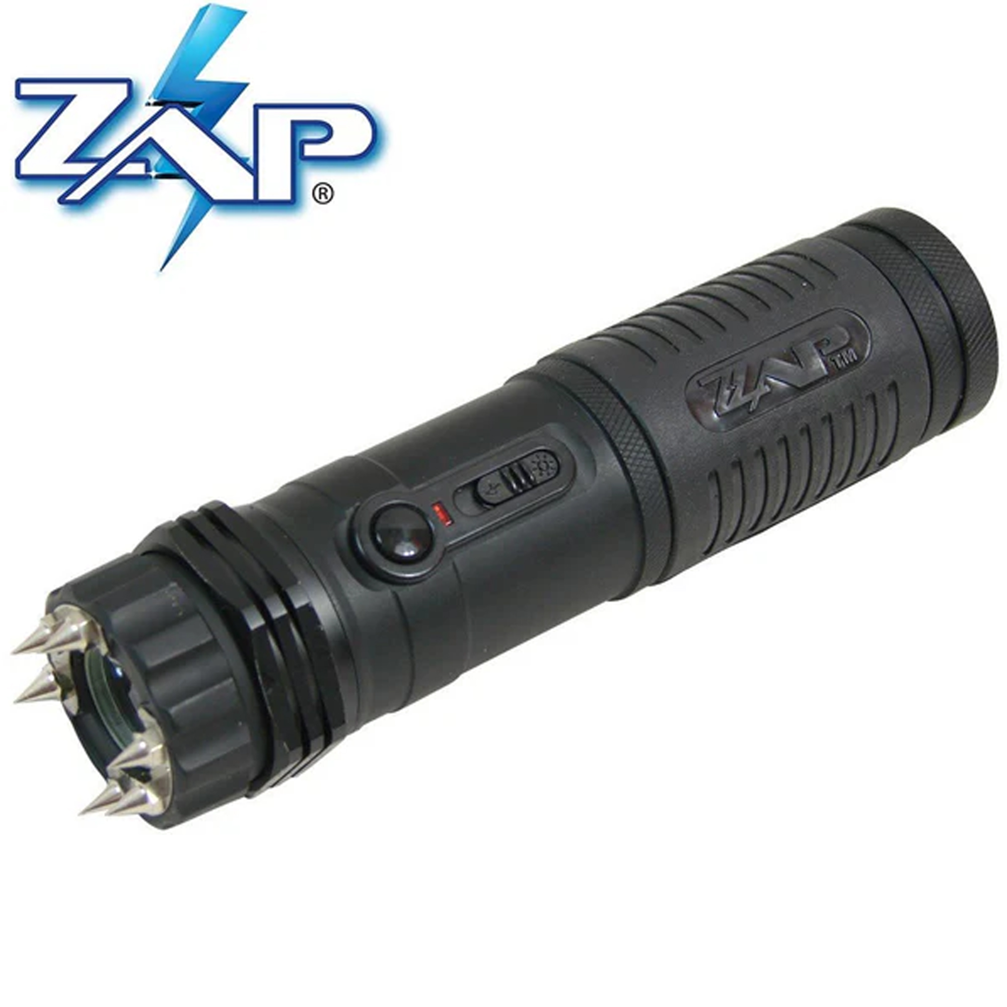 ZAP Light Extreme Stun Gun Flashlight with Spiked Electrodes