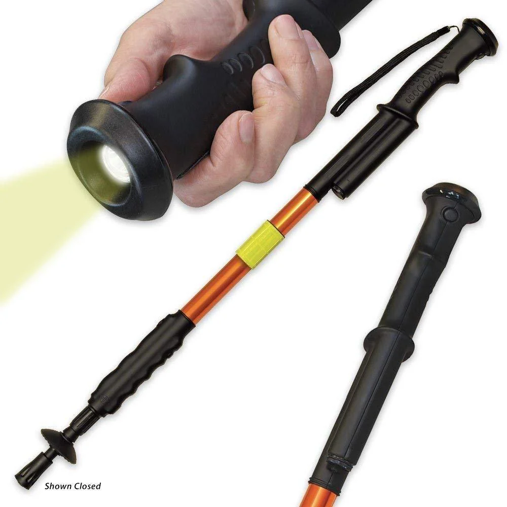 ZAP Hike 'n Strike Stun Gun Hiking Staff with Flashlight - Image 3