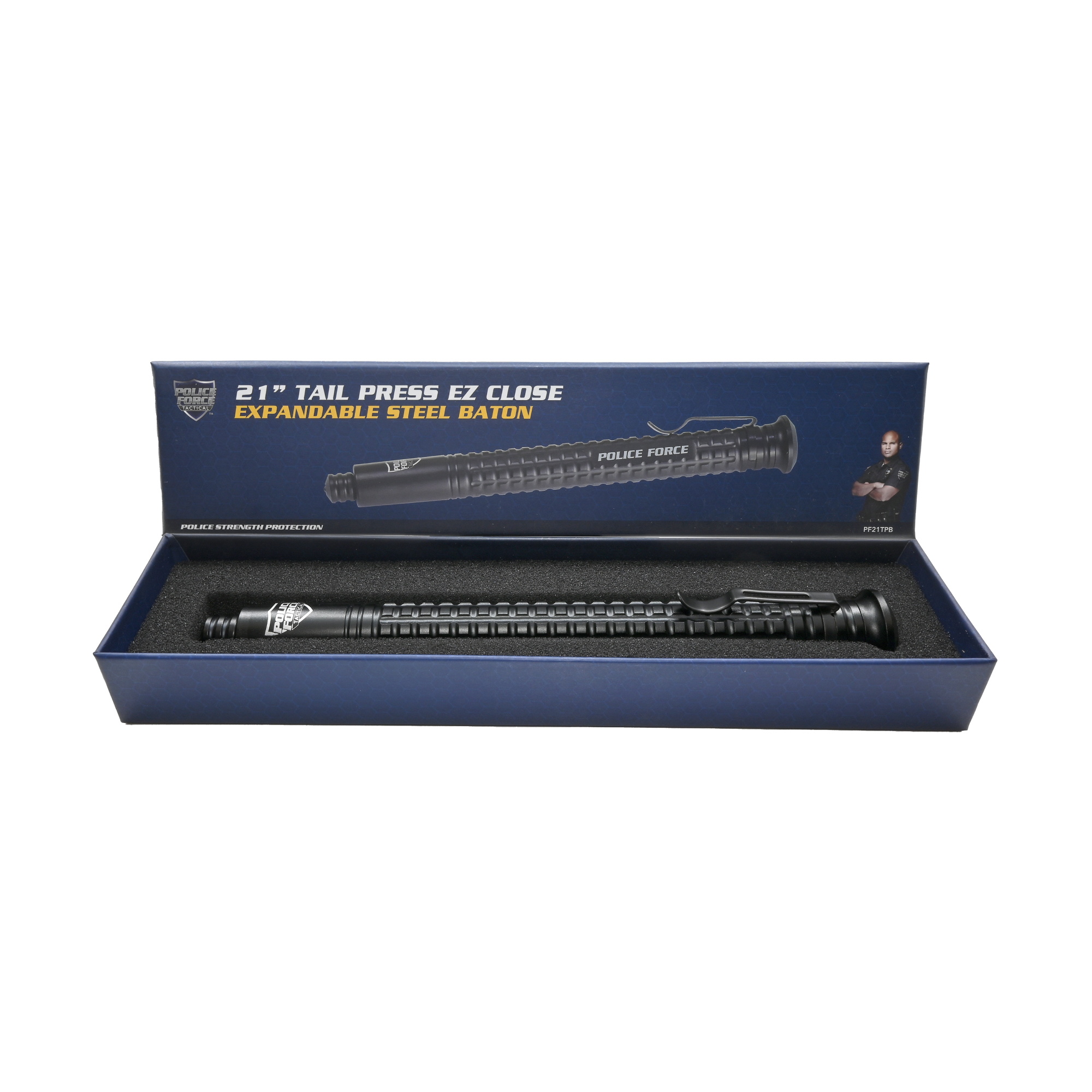 21" Tail Press EZ Close Baton - Image 4