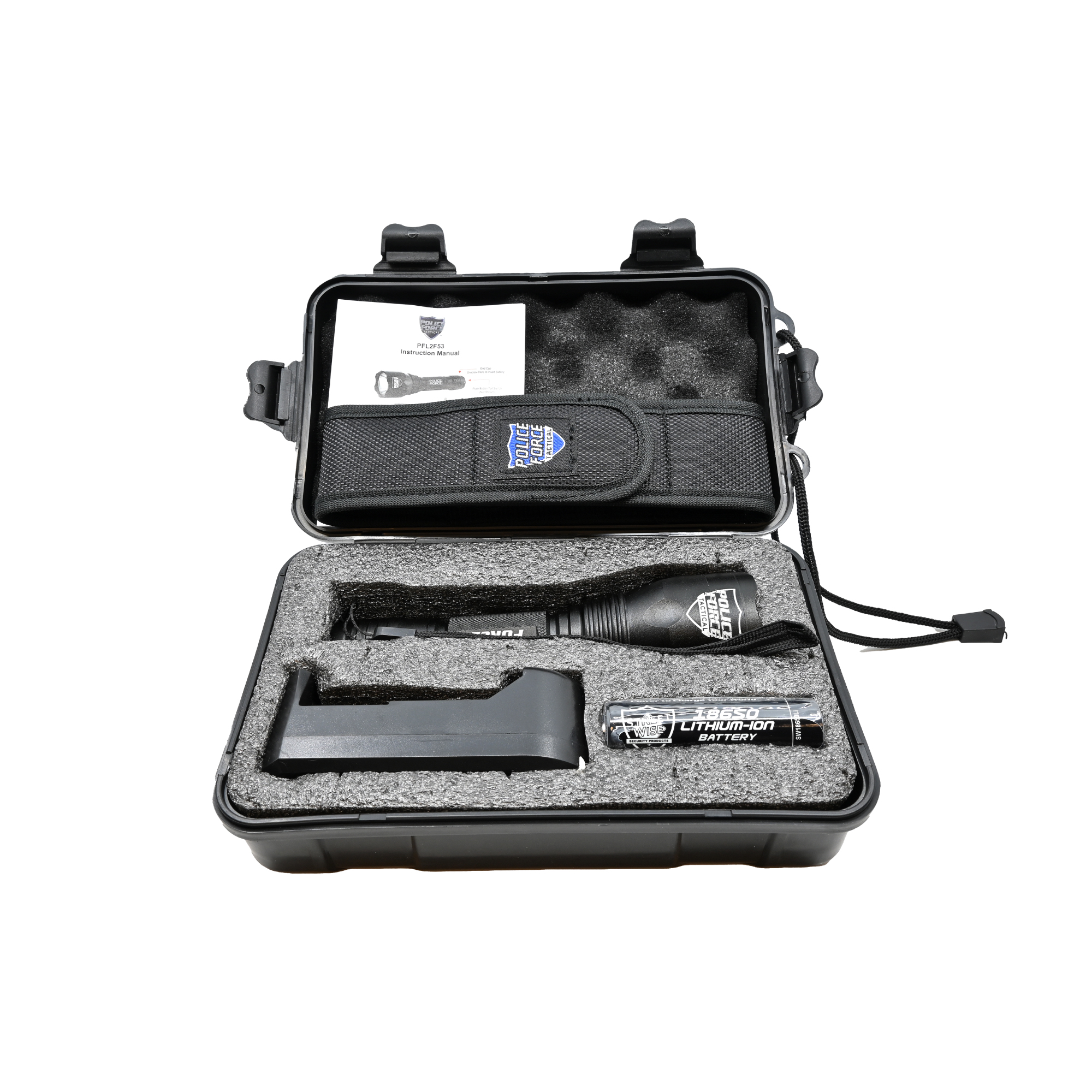 Tactical L2 LED Flashlight w/ Holster - Image 7