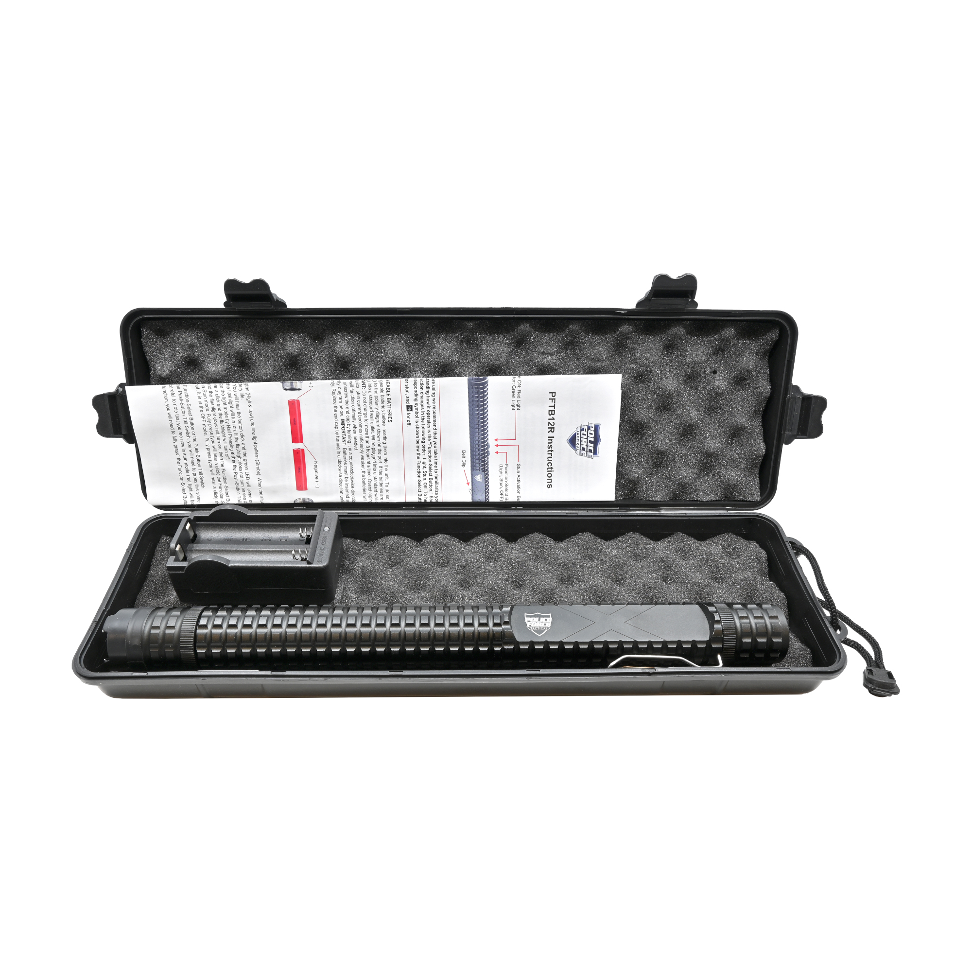 Tactical 12,000,000* Stun Baton Flashlight - Image 3